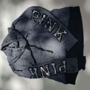 Pink cowl neck sweatshirt